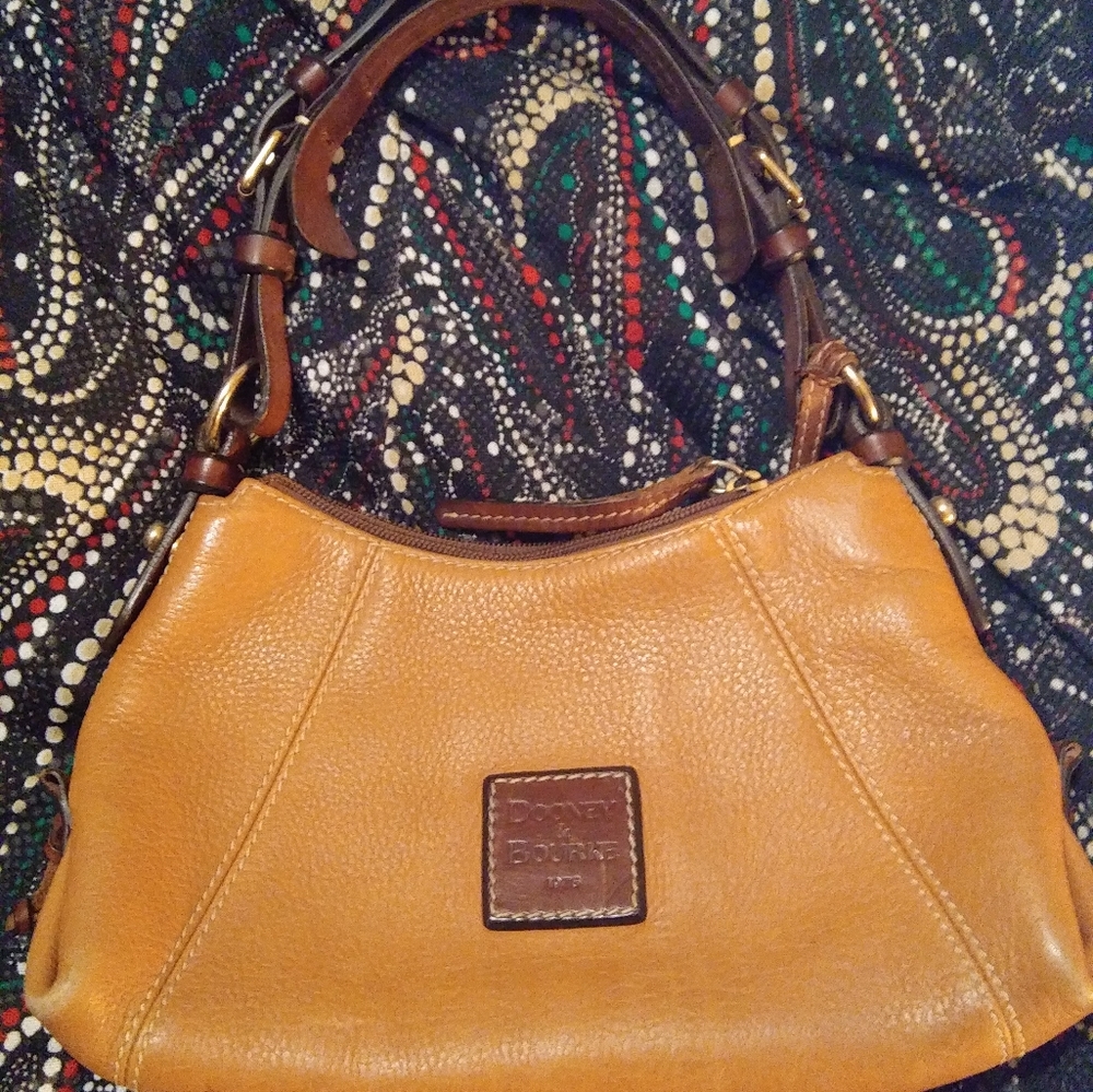 DOONEY AND BOURKE genuine leather caramel bag